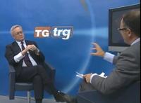 Giulio Tremonti - Intervista alla trasmissione LINK TG trg a Foligno - parte 4/8